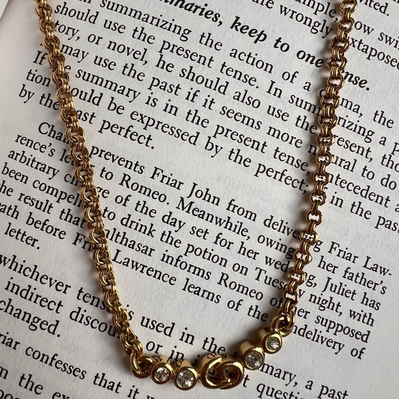 Dior 18K gold plated necklace - Picture 7 of 9